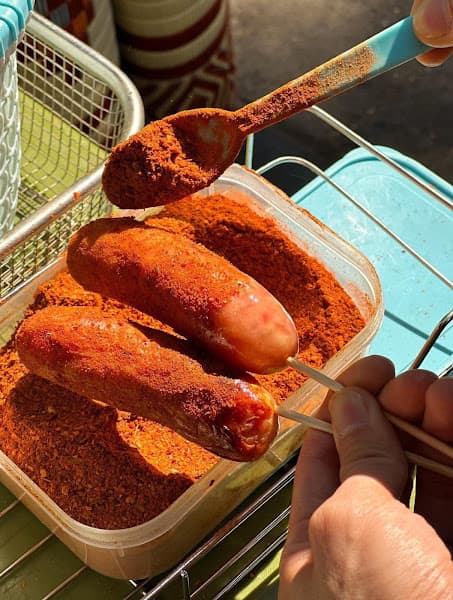 Hình ảnh Lạp xưởng nướng đá,trà chanh giã tay và xôi mặn mì mì - 3