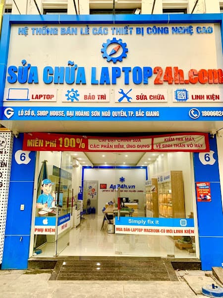 Ảnh bìa Sửa chữa Laptop 24h Hùng Vương Bắc Giang