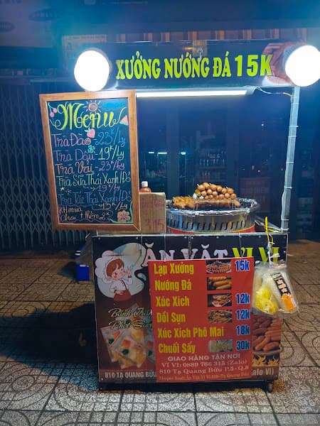 Hình ảnh LẠP XƯỞNG NƯỚNG ĐÁ 15K (Ăn vặt ViVi) - 3