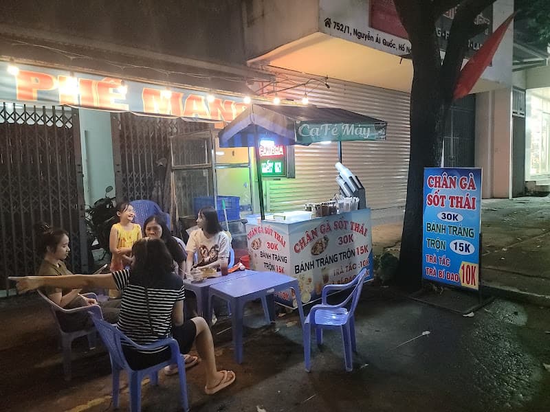 Hình ảnh Chân gà sốt thái, bánh tráng trộn, trà tắc, trà bí đao - 4