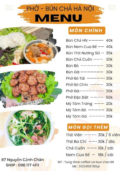 Hình ảnh TIME COFFEE Cà phê Pha Máy & BÚN CHẢ HÀ NỘI - 3