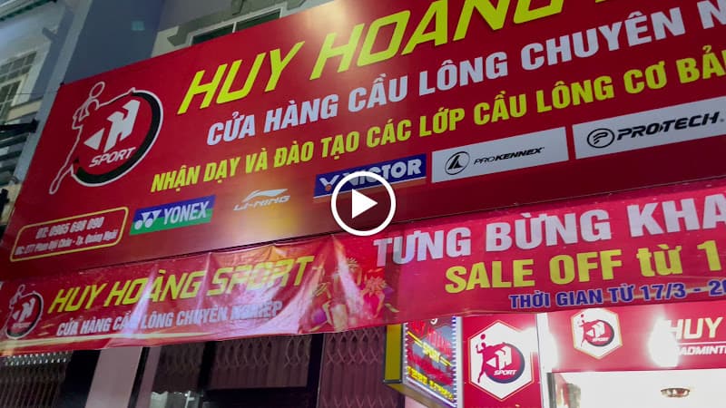 Hình ảnh HUY HOÀNG SPORT-SHOP CẦU LÔNG CHUYÊN NGHIỆP TẠI QUẢNG NGÃI - 3