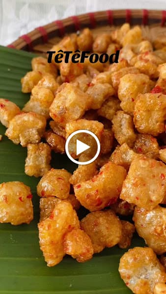 Hình ảnh Tóp Mỡ Rim Mắm Tỏi - Da Heo Rim Mắm Tỏi TêTêFood - 5