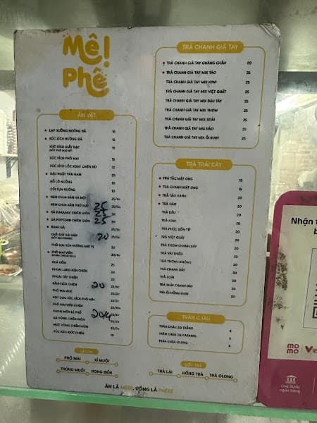 Hình ảnh Mê Phê - Lạp Xưởng Nướng Đá, Trà Trái Cây & Ăn Vặt - 3