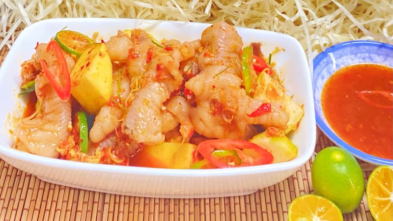 Tóp Mỡ Rim Mắm Tỏi - Da Heo Rim Mắm Tỏi TêTêFood