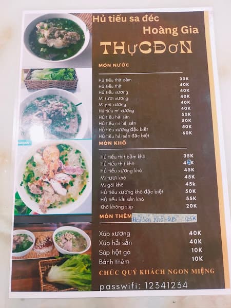 Hình ảnh HỦ TIẾU SA ĐÉC HOÀNG GIA - 2