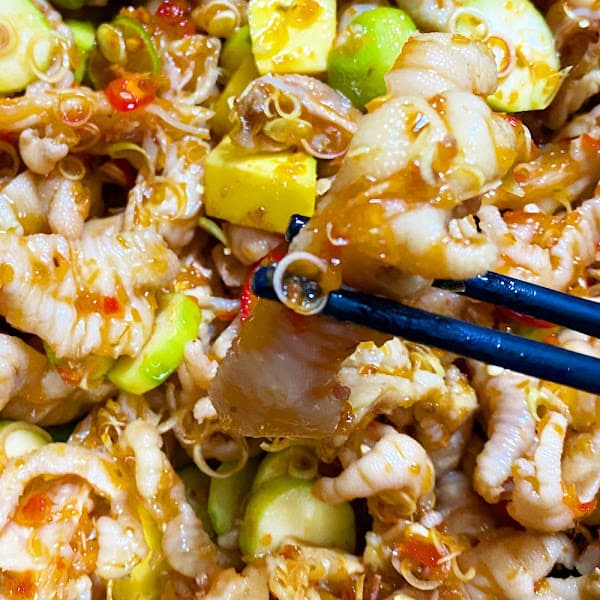 Hình ảnh Tóp Mỡ Rim Mắm Tỏi - Da Heo Rim Mắm Tỏi TêTêFood - 4
