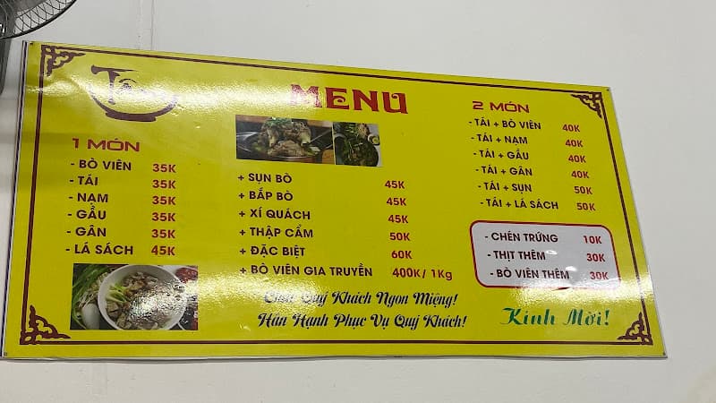 Hình ảnh Hủ Tiếu Bò Viên SaĐec - 3