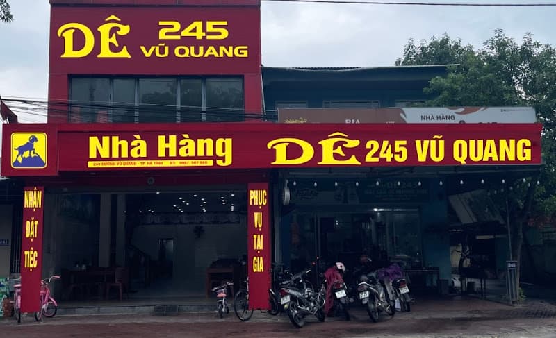 Nhà hàng: DÊ 245 VŨ QUANG (DÊ CẦU ĐÔNG)