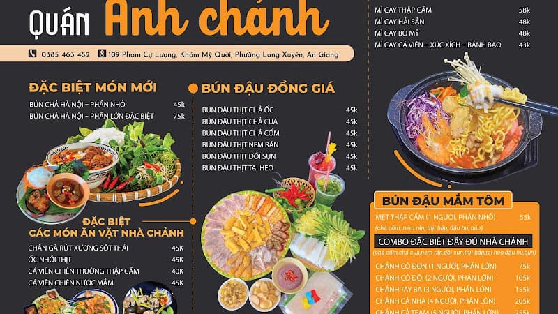 Hình ảnh Bún đậu mỳ cay Anh Chảnh Long Xuyên CN5 - 4
