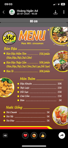 Hình ảnh Bún Đậu Mắm Tôm - MẸT QUÁN - 2