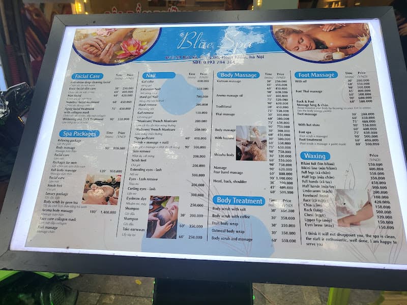 Hình ảnh Blue spa 59 bát sứ .hàng bồ.hoàn kiếm.hà nội - 2