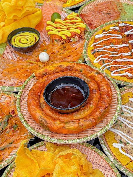 Hình ảnh Dơm - Vua Bánh Tráng, Chùa Láng - Đống Đa, Buffet bánh tráng 69k - 2