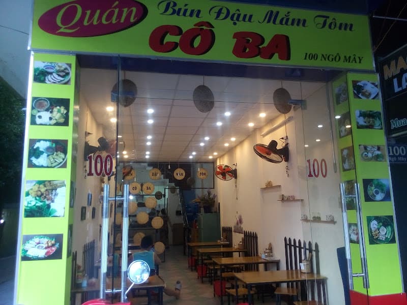 Bún đậu mắm tôm Cô Ba