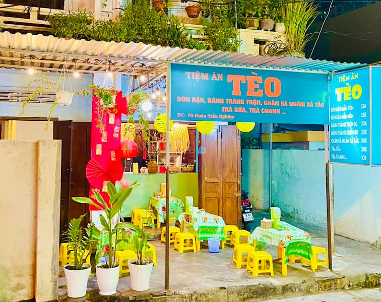 Bún đậu tèo