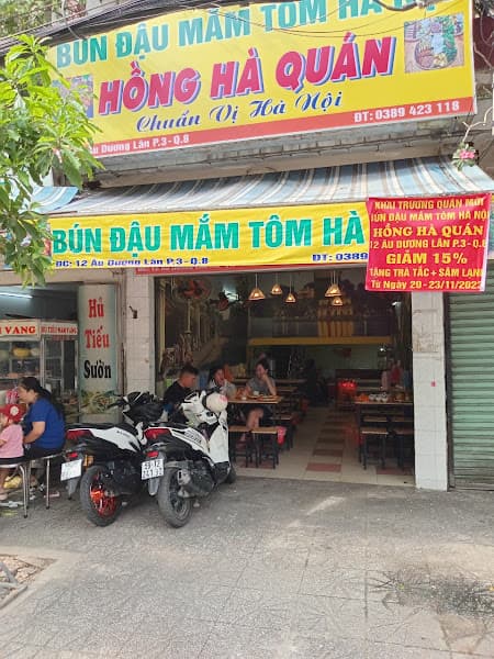 Ảnh bìa Bún đậu mắm tôm hà nội hồng hà quán