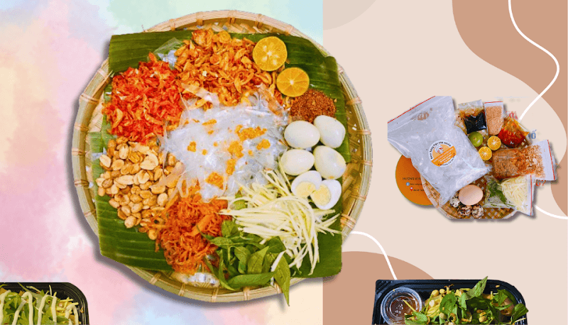 Hình ảnh Bánh Tráng Trộn Kim Ngân - 4