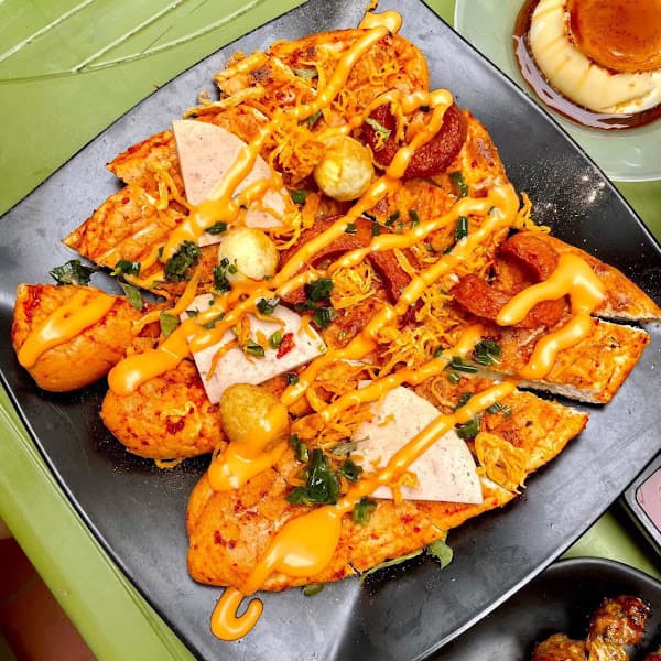 Hình ảnh Bánh mỳ nướng muối ớt, Bánh tráng trộn, cuộn,nướng, con chim non - 4