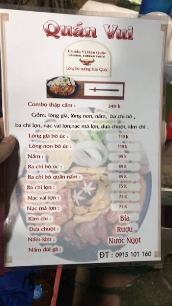 Hình ảnh Quán Vui Lòng Bò Thịt Nướng Hàn Quốc - 2