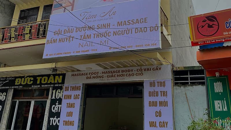 Massage Tâm An - Gội đầu dưỡng sinh - Tắm lá thuốc