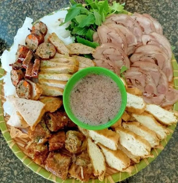 Ảnh bìa bún đậu mắm tôm-nông dân quán