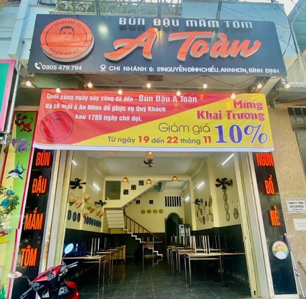 Ảnh bìa Bún Đậu Mắm Tôm A Toàn_Chi Nhánh An Nhơn