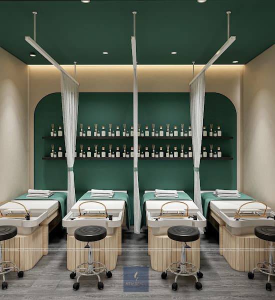 Foot Royal Massage / 바디 마사지 / 全身按摩 / 발 마사지 / 足部按摩 / 헤어 케어 / 养生洗发