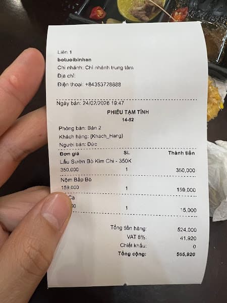 Hình ảnh Lẩu Sườn Bò Kimchi Hàn Quốc - 2