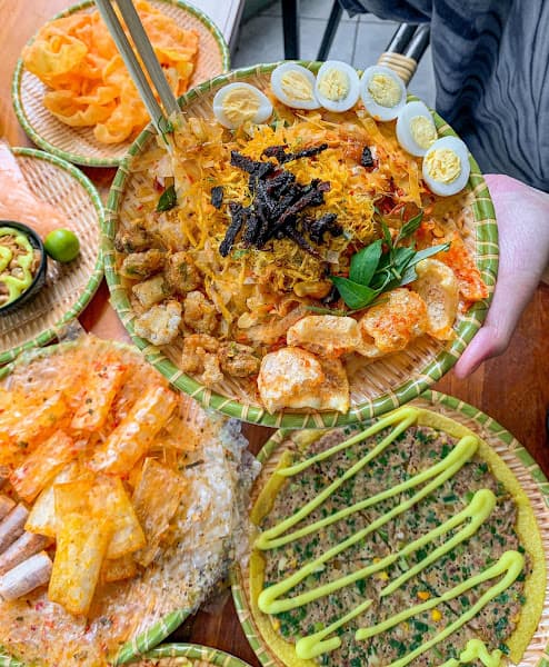 Hình ảnh Dơm - Vua Bánh Tráng Hạp Lĩnh, Buffet bánh tráng 69k - 3