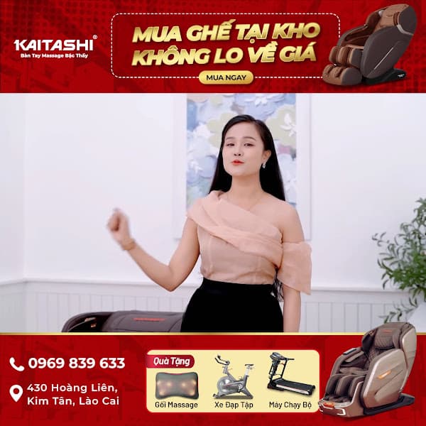 Hình ảnh Ghế Massage Kaitashi Số 430 Hoàng Liên Kim Tân Lào Cai - 5