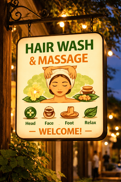 Hình ảnh Chôm Spa-Massage-head Washing-Xông Hơi-Tắm Lá Thuốc - 4