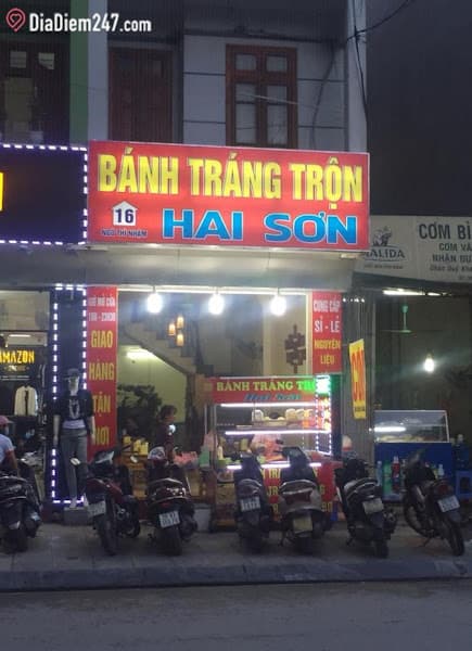 Ảnh bìa bánh tráng trộn hai sơn