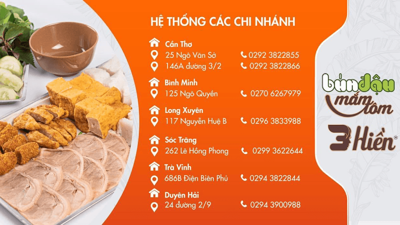 Hình ảnh Bún Đậu Mắm Tôm 3 Hiền - 34A Phạm Ngũ Lão - Cần Thơ - 5