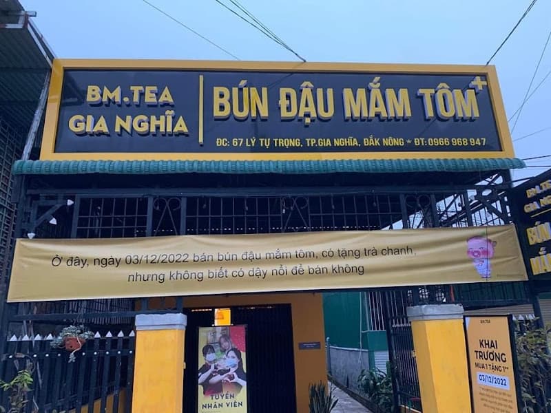 BMTEA Gia Nghĩa Bún Đậu Mắm Tôm