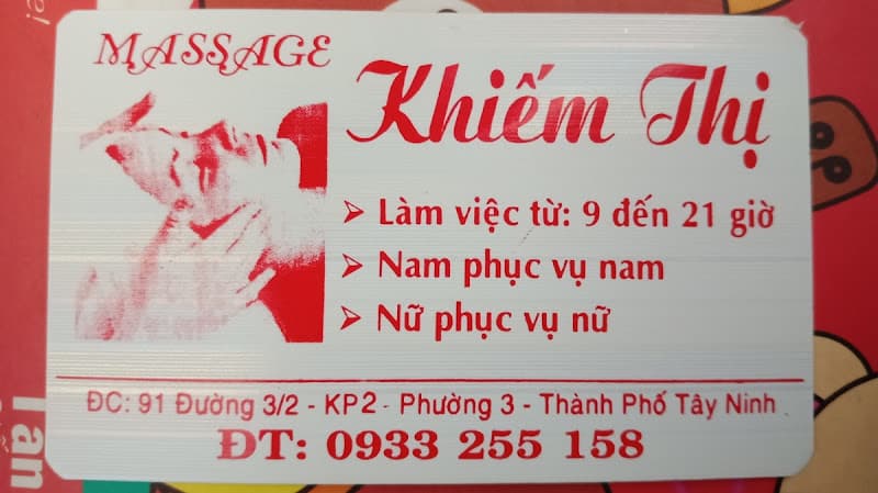 Hình ảnh Massage khiếm thị Tây Ninh - 2
