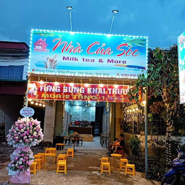 Ảnh bìa Nhà của Sóc Milk tea & More ( Trà sữa - Trà chanh - Đồ ăn vặt - khu vui chơi cho trẻ )