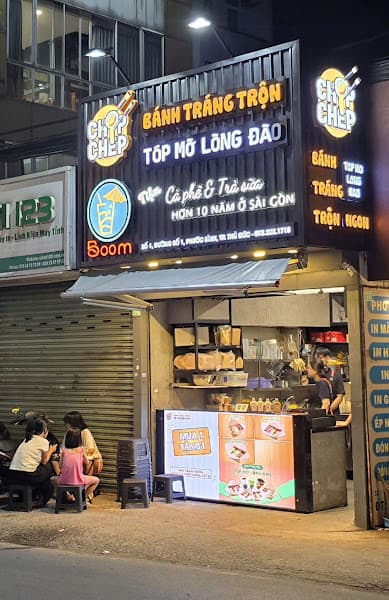 Ảnh bìa Chóp Chép - Bánh tráng trộn tóp mỡ lòng đào