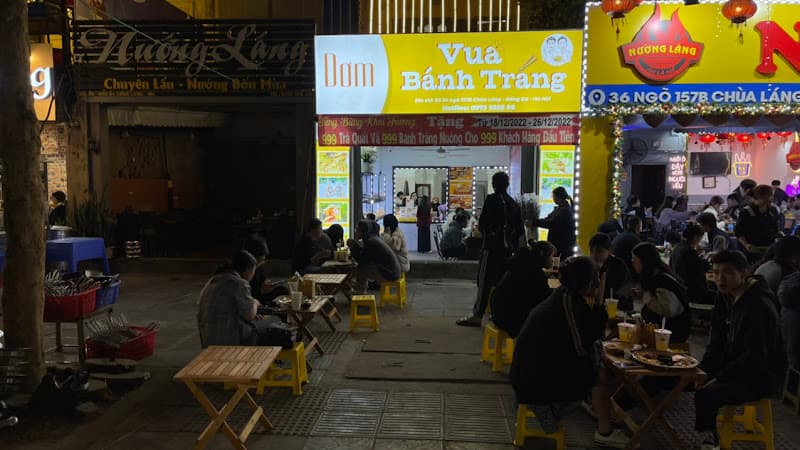 Ảnh bìa Dơm - Vua Bánh Tráng, Chùa Láng - Đống Đa, Buffet bánh tráng 69k